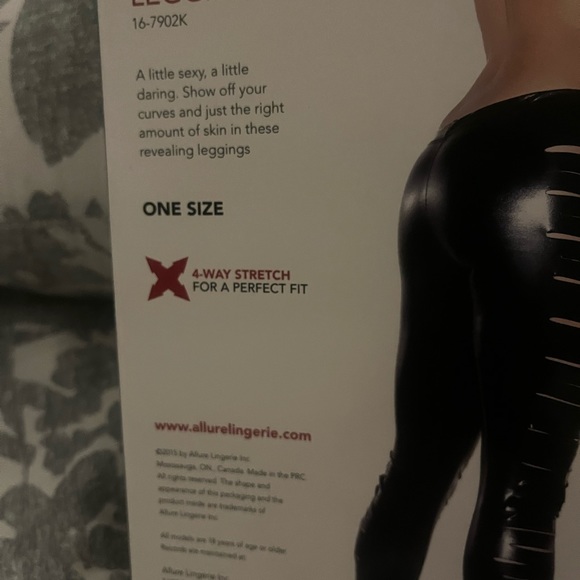 Siren leggings by Allure lingerie - Picture 2 of 4